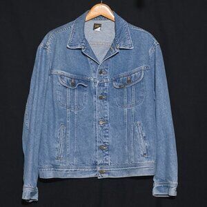 Vintage Lee Denim Made in USA PATD-153438 Jean Jacket - Sz XL*